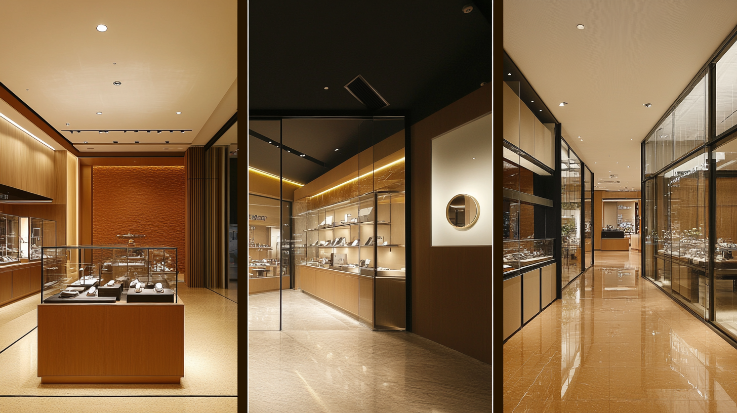 Modern retail stores in Taiwan: Elegant and spacious