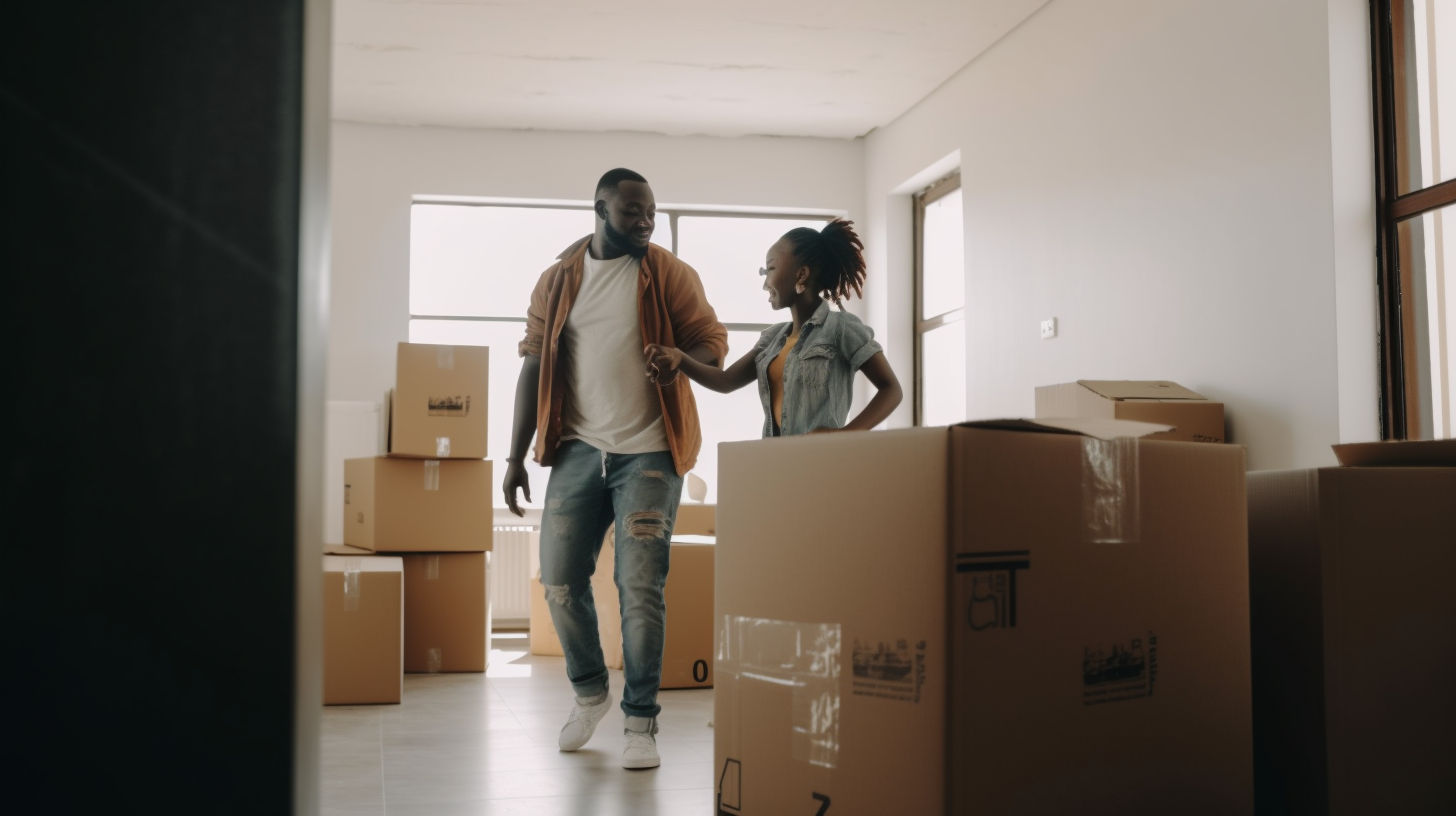 Moving Day in South Africa: Happy Couple Settling In