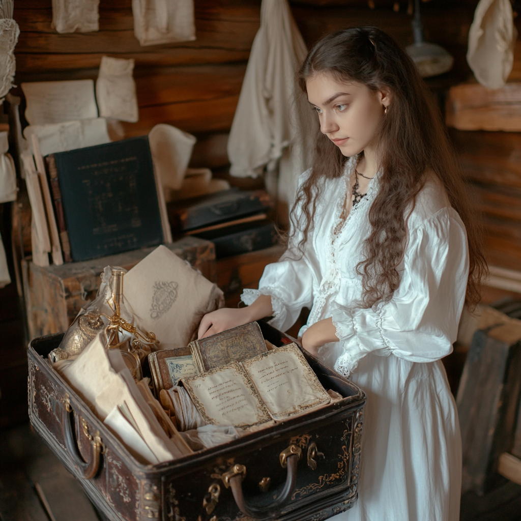 Mysterious Magic Suitcase Filled with Treasures