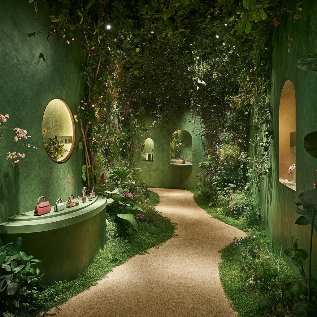 Mystical Garden: Loewe Pop-Up Store