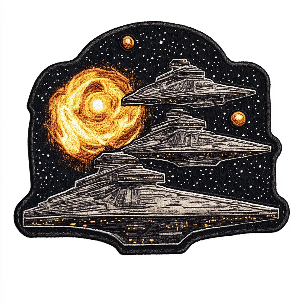 NASA-inspired patch: Nebula, Imperial Star Destroyers