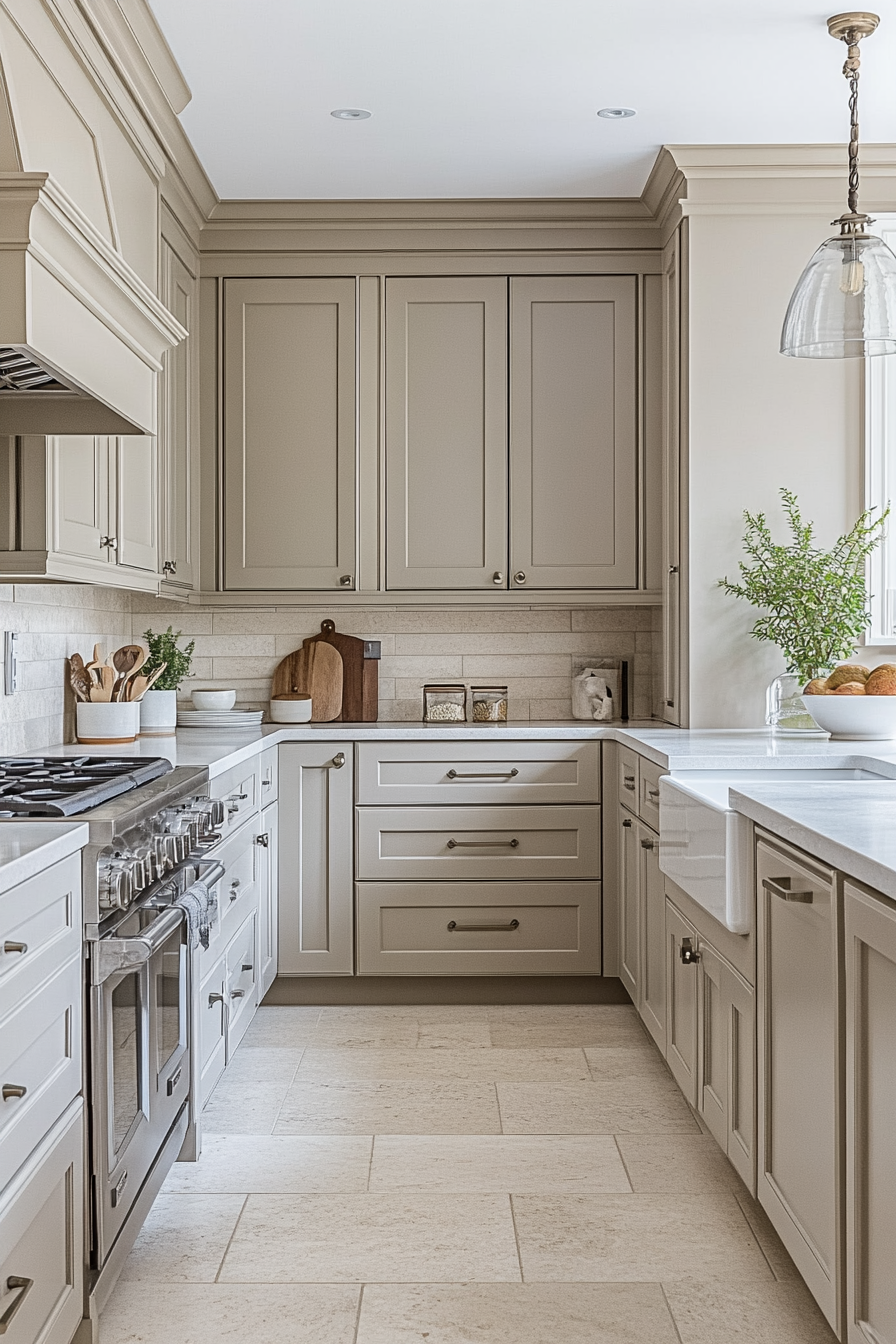 Neutral Palette Kitchen: Calm, Elegant, Serene Space