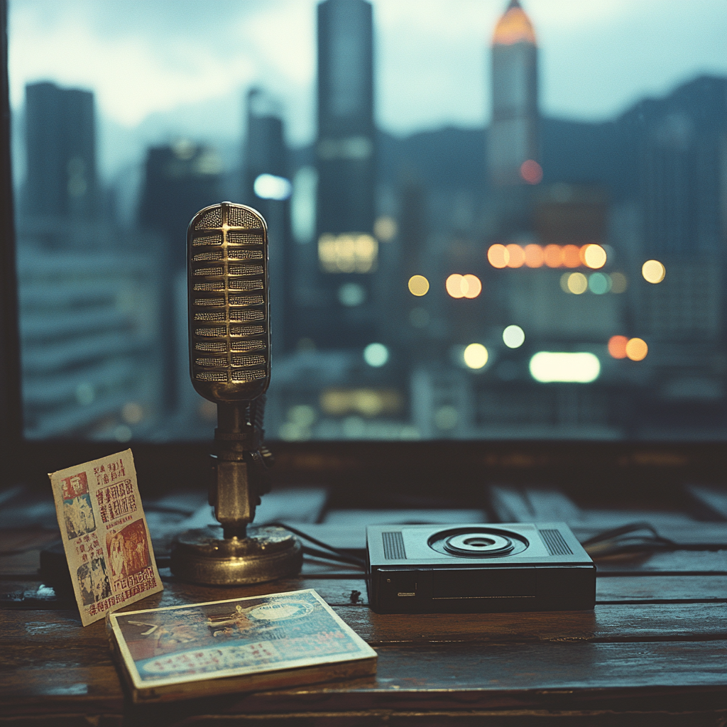 Nostalgic photo of 1980s Hong Kong music scene.