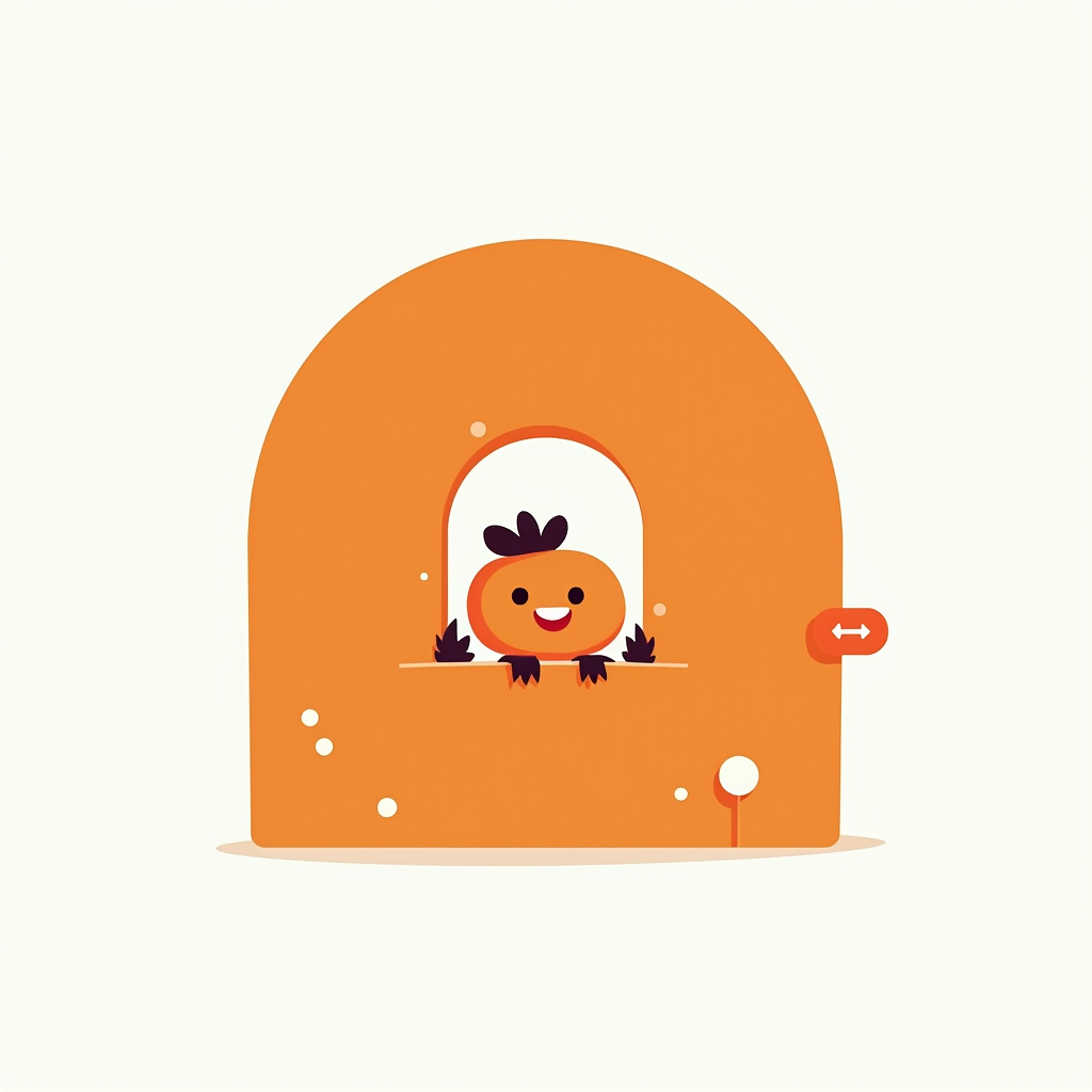 Orange Wall Kids Toy Company Logo