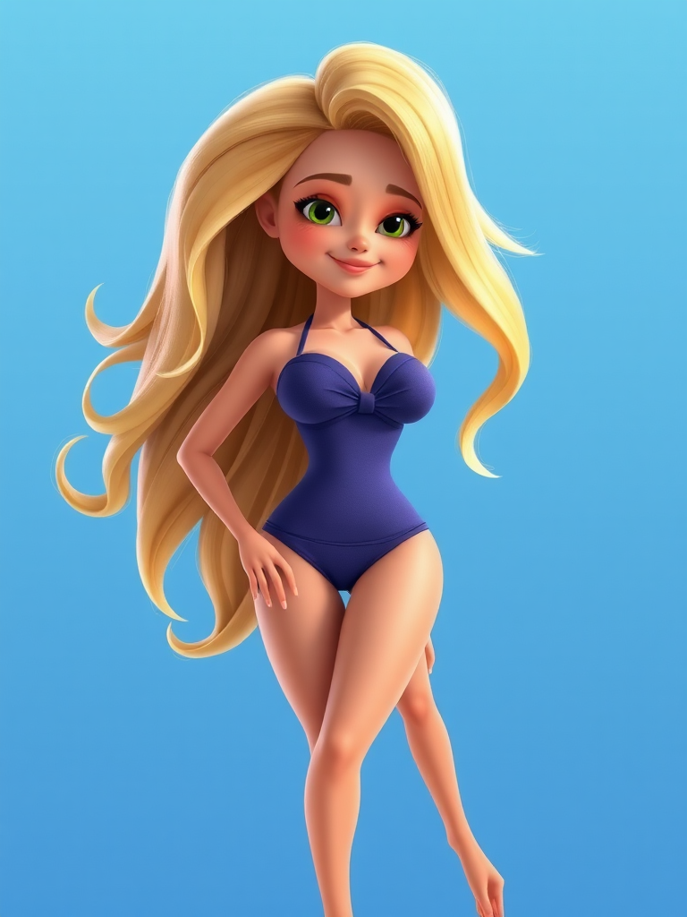 Pamela Anderson Pixar Character Animation Movie Poster