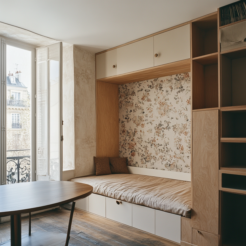 Parisian Studio in Montmartre with Modern Décor 