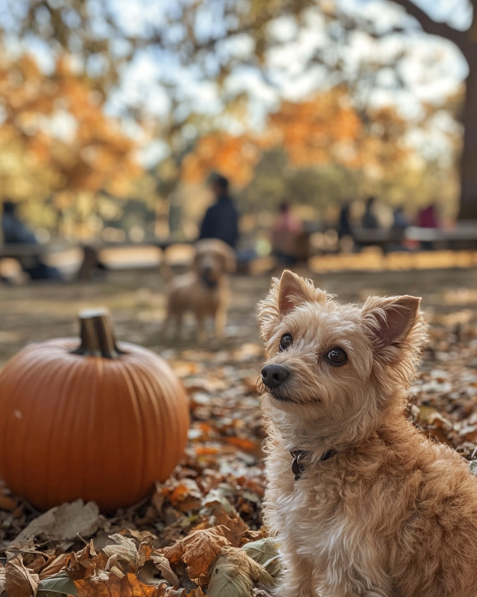 Photo of Pumpkin Lush recipe with dogs and kids.