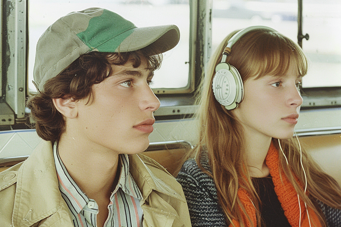 Photo of an Argentinian boy and a girl outdoors.