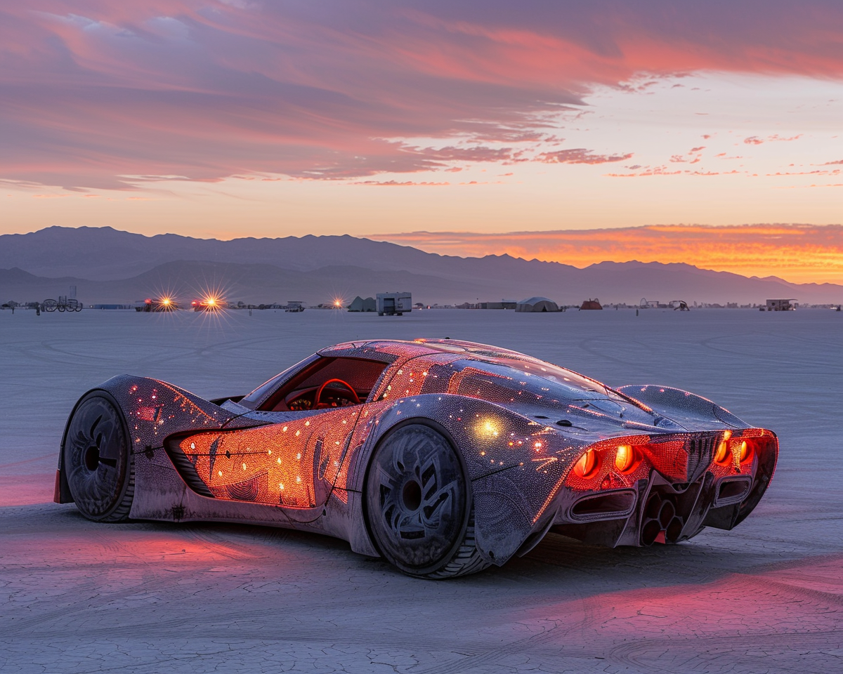 Photo of art car similar to Corvette Grand Sport.