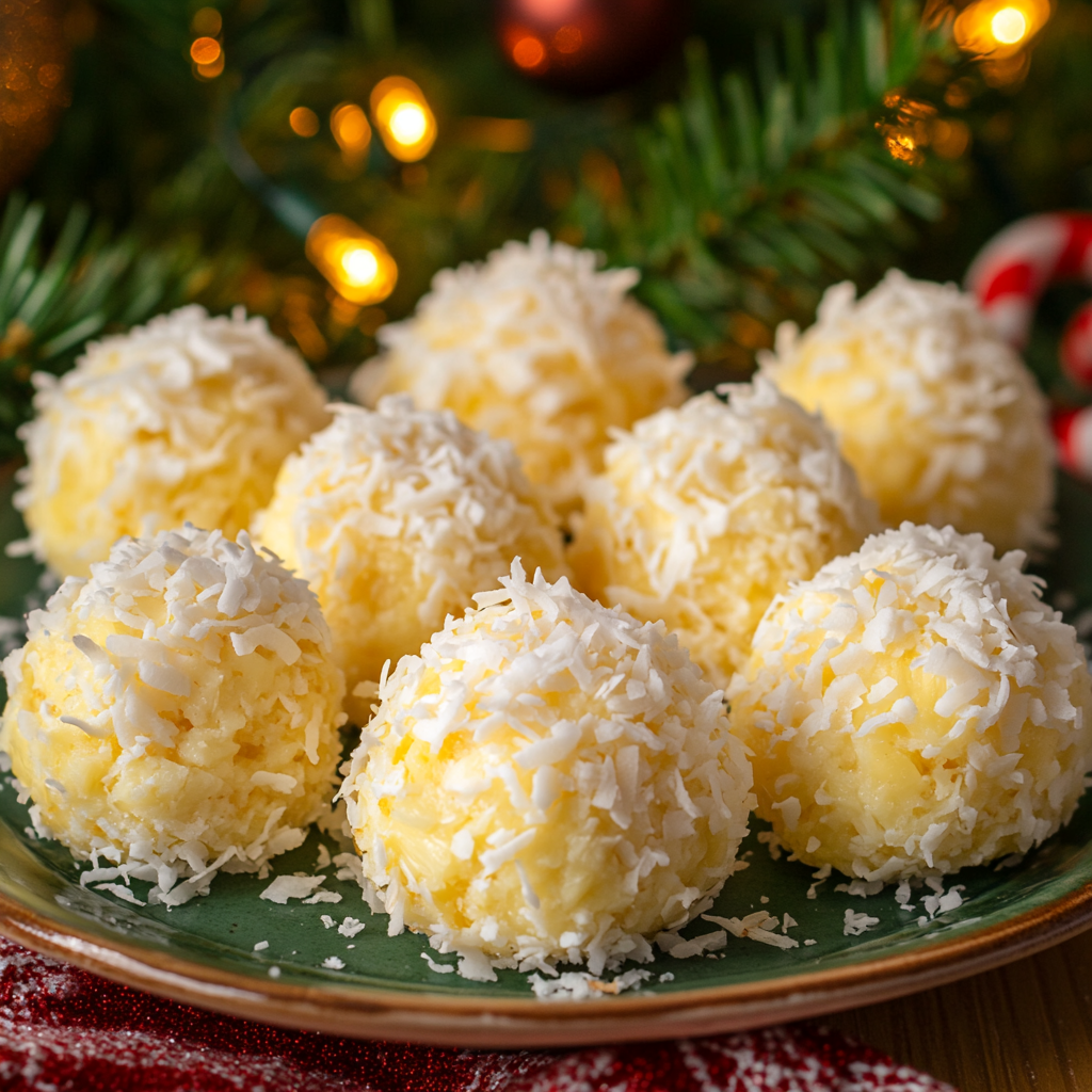 Pineapple Christmas Balls: Sweet and Tropical Holiday Treat