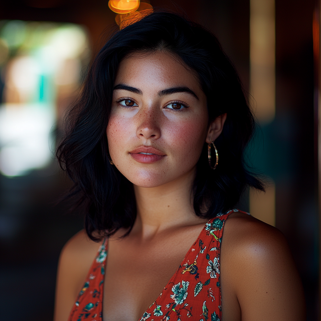 Portrait of 28-Year-Old Woman, Nikon Z7 II, Raw Style