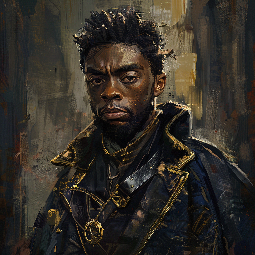 Portrait of Black Priest of Sigmar in rugged clothing.