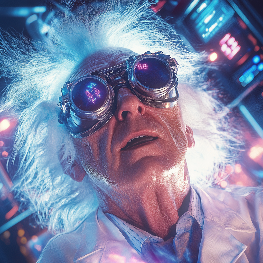 Portrait of Mago Gabriel as Doc Brown