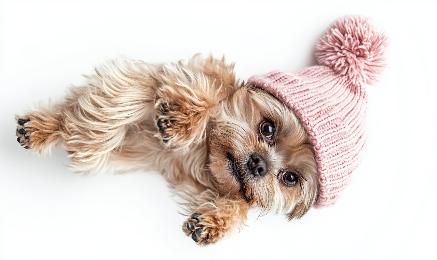 Fluffy Shih-Tzu Dog