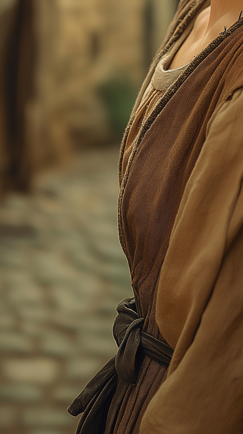 Portrait of a young Audrey Hepburn in medieval Bree.