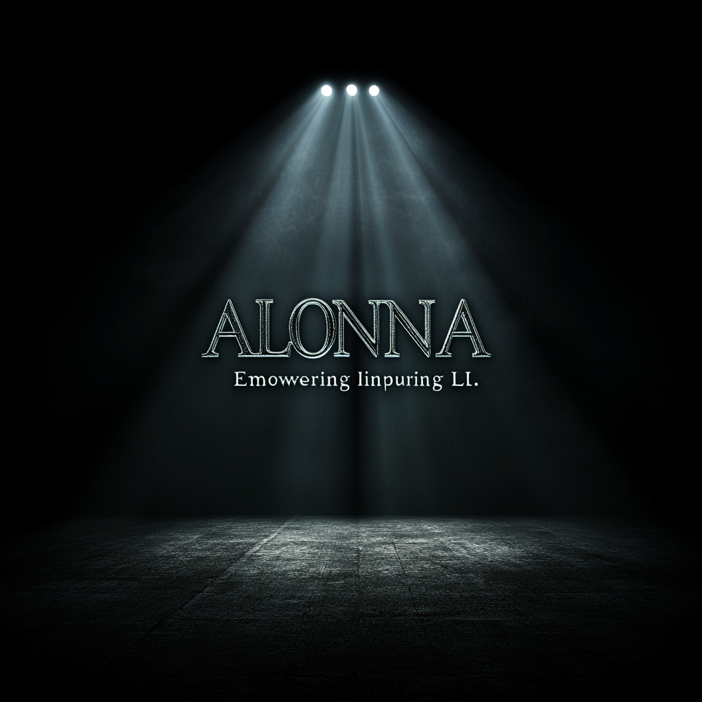 Professional banner for ALONJA Enterprises LLC with spotlight