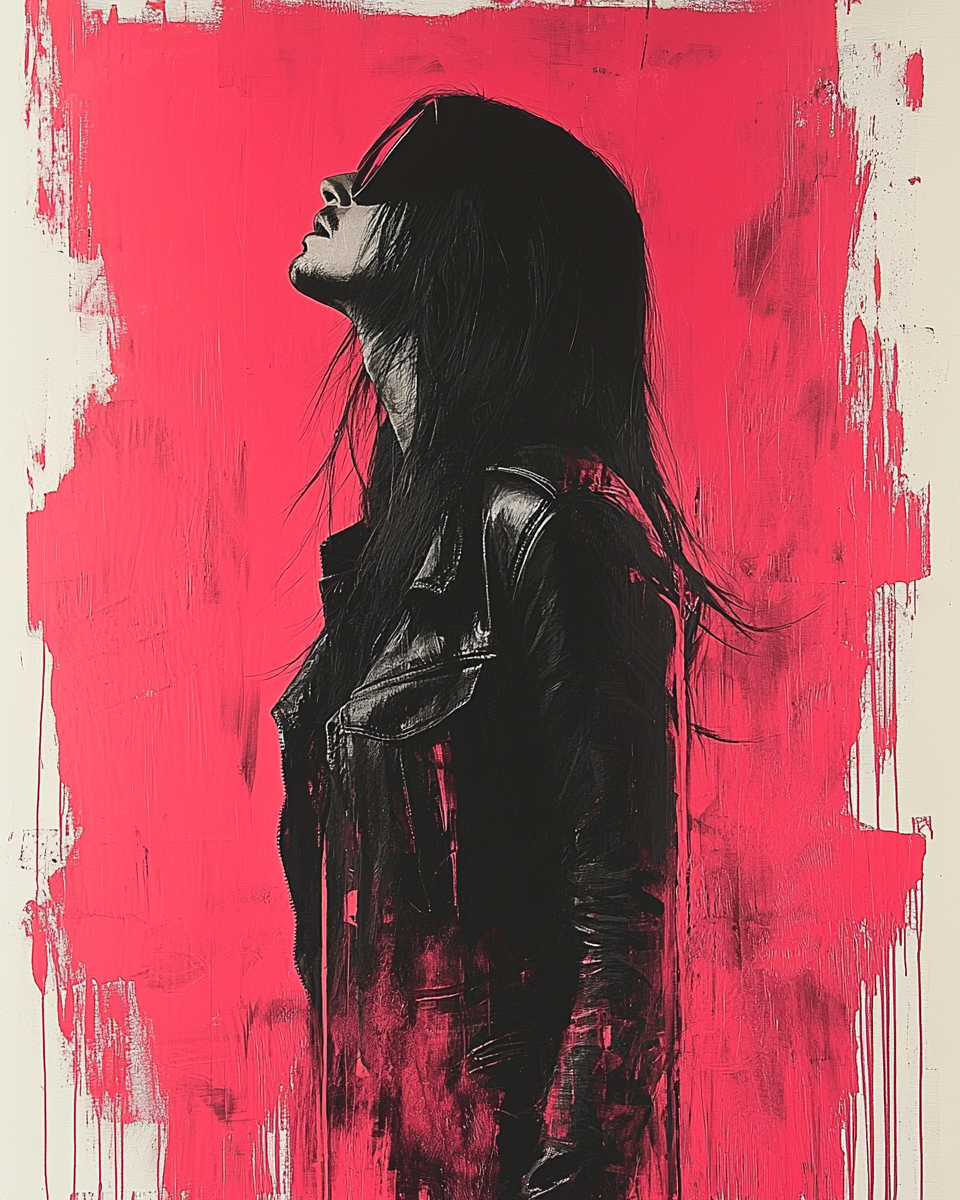 Professional pink image of Slash with vibrant accents