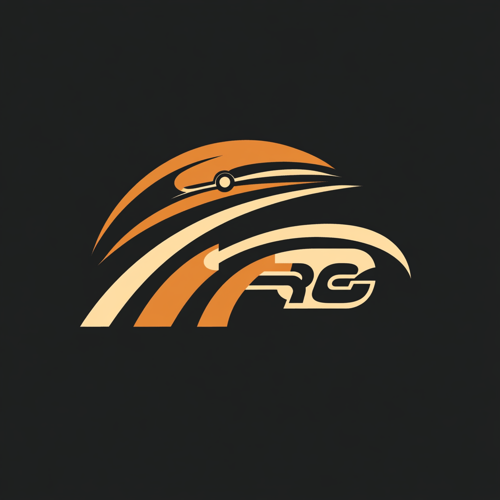 RC Upscale Lounge: Vintage Racing-Themed App Logo