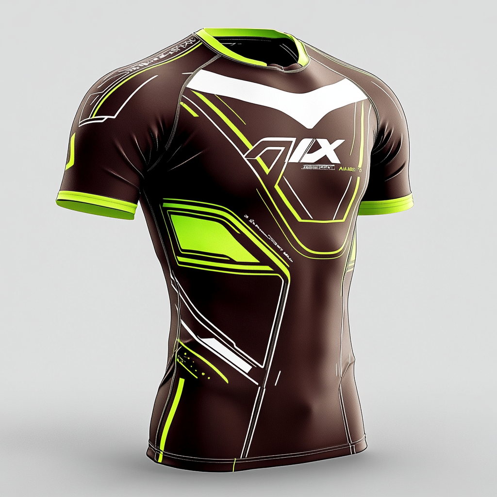 Race car themed compression shirt template design.