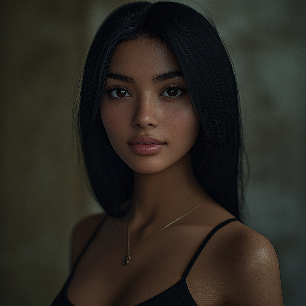 Realistic Portrait of 28-Year-Old South Asian Woman