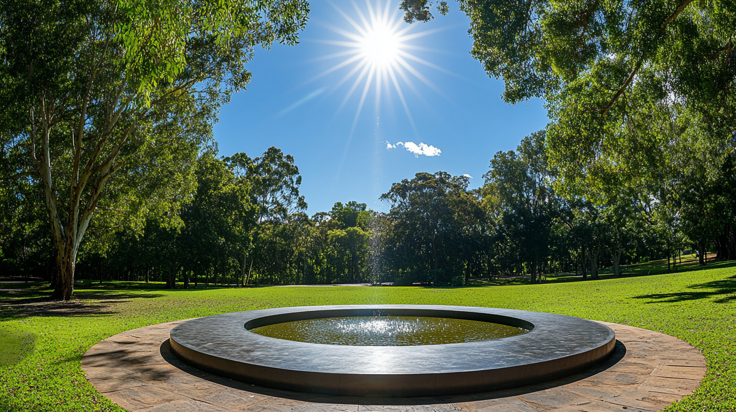 Realistic Wide-Angle Photo: PR Activation at Australian Centenary Park