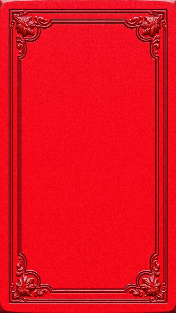 Red Textured Border for Card Game Cards