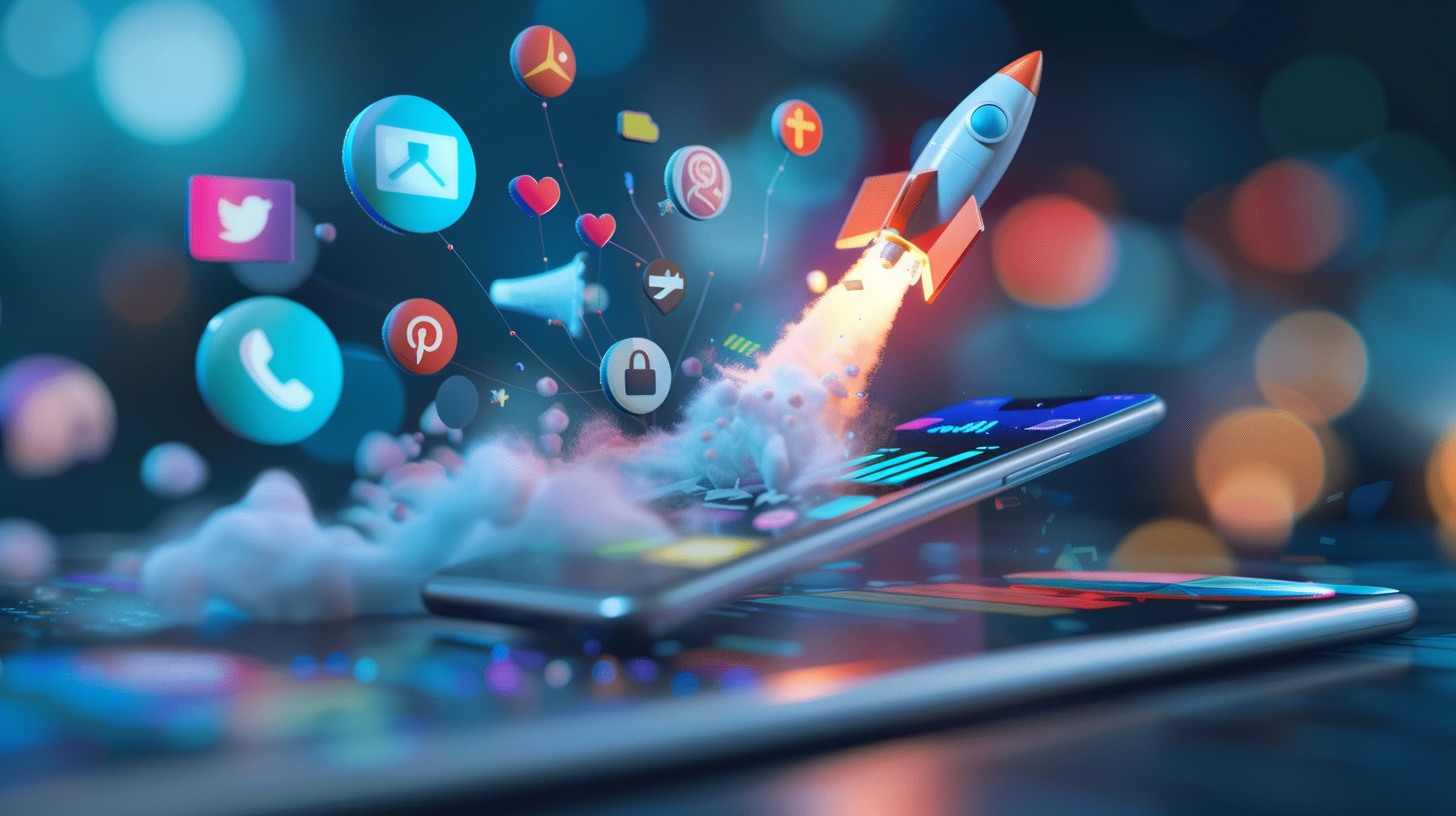 Rocket Launching from Smartphone Boosts Social Media Success