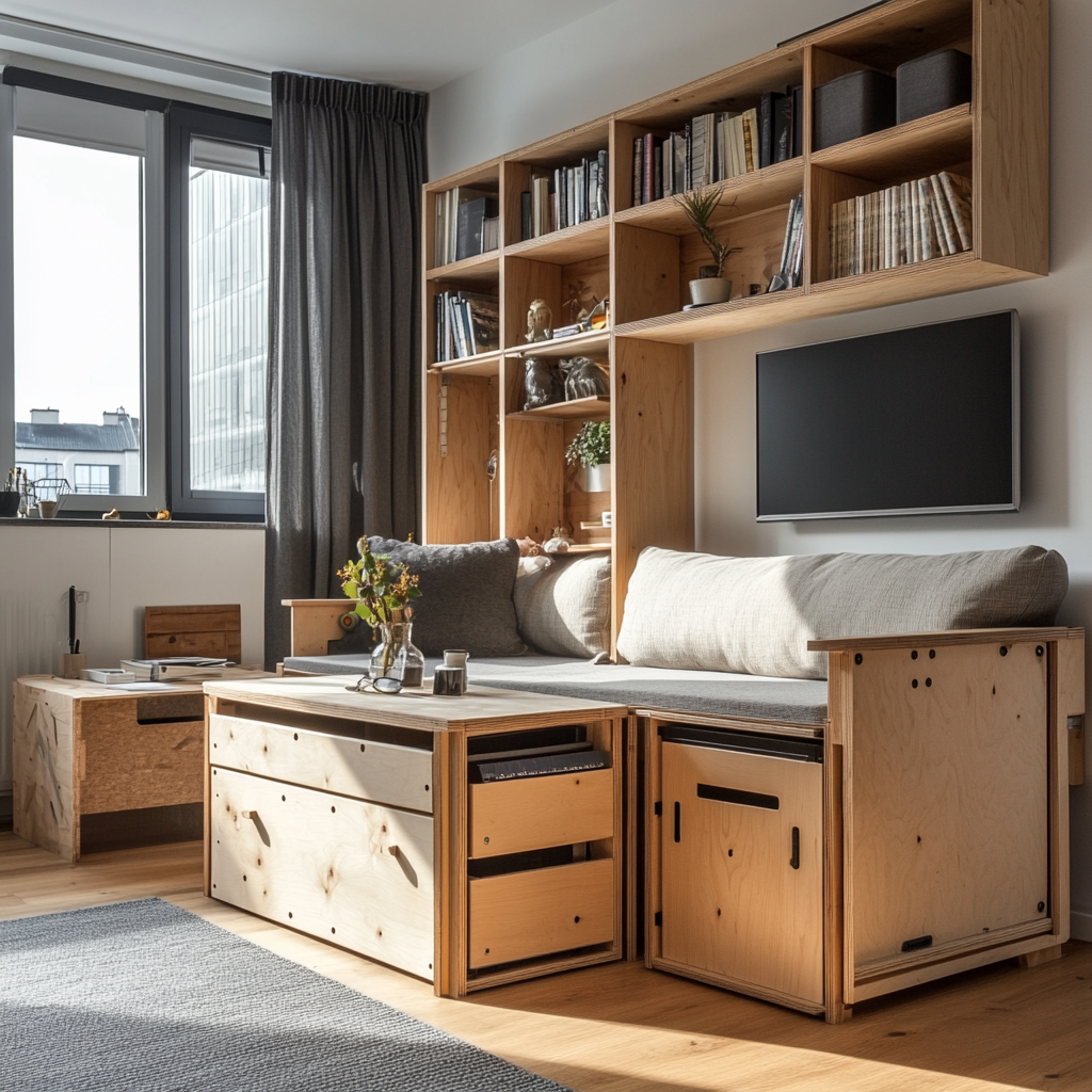 Scandinavian design: items adapt to changing tenant needs efficiently.