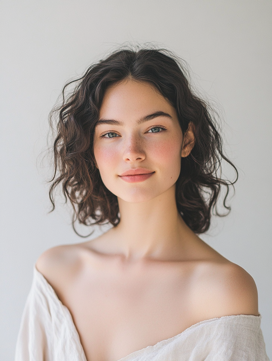 Serene 28-Year-Old Woman in Studio - Fujifilm GFX 100S 110mm Lens