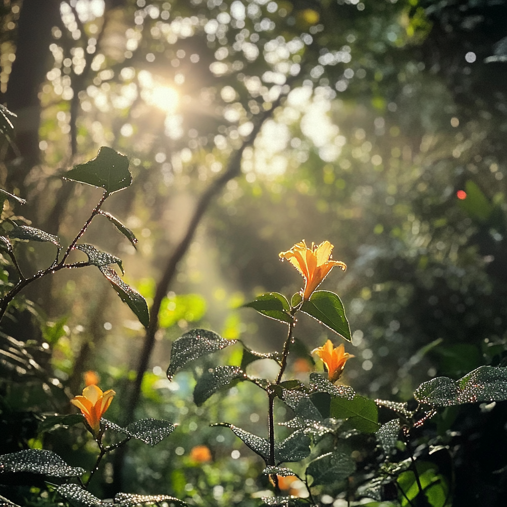 Serene Sunday morning garden: iPhone 15 Pro capture