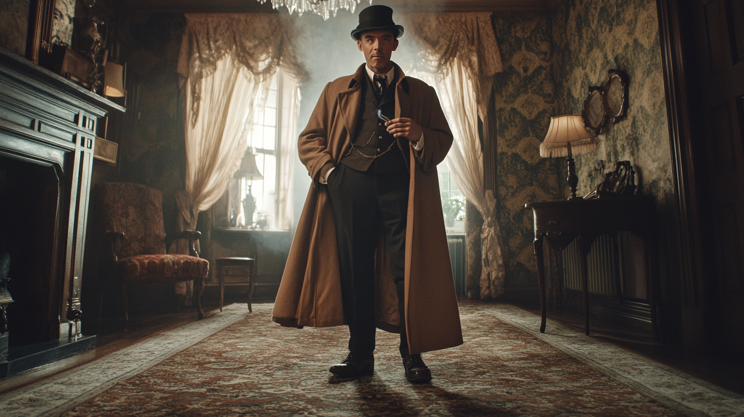 Sherlock Holmes in 19th Century London Room