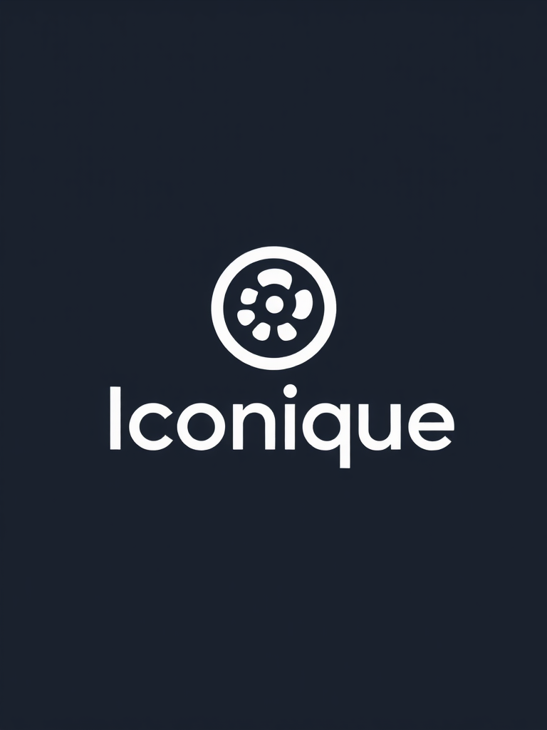 Simple Website Logo for Logo Business - Iconique