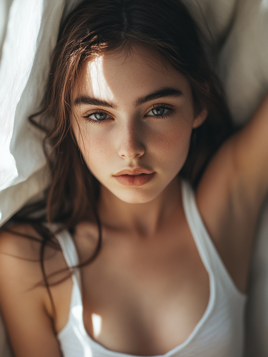 Skinny 22-Year-Old Woman Portrait Sony A7R IV 