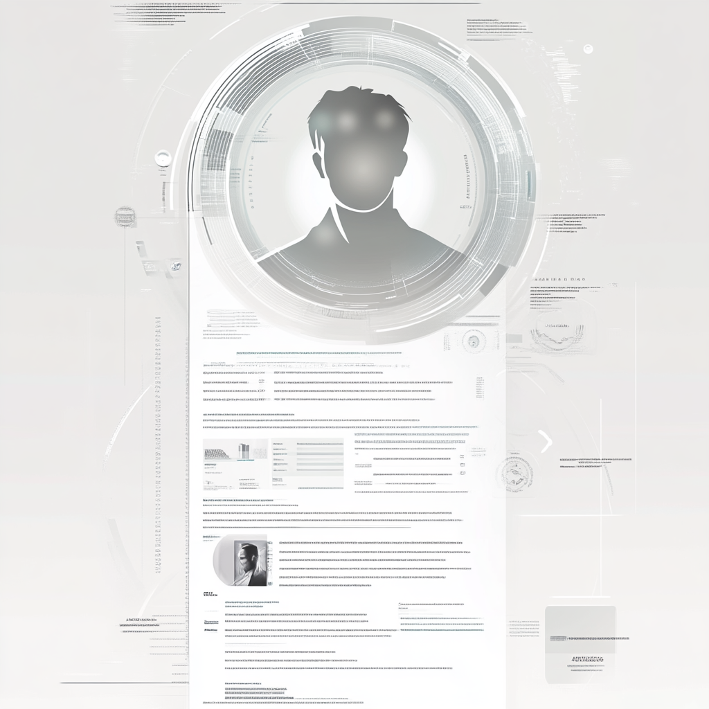 Software Engineer's Resume Highlighted in Digital Art