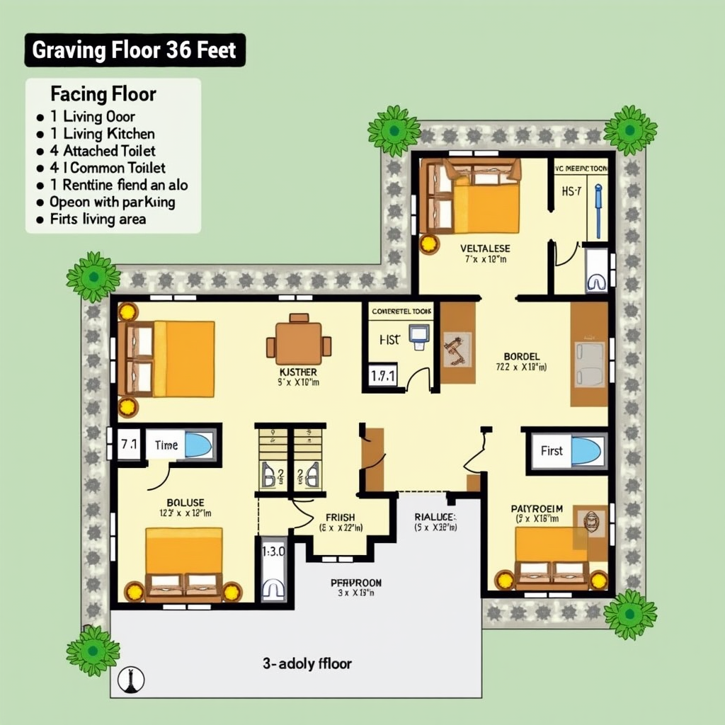 South-Facing Two-Floor House with Ample Bedrooms