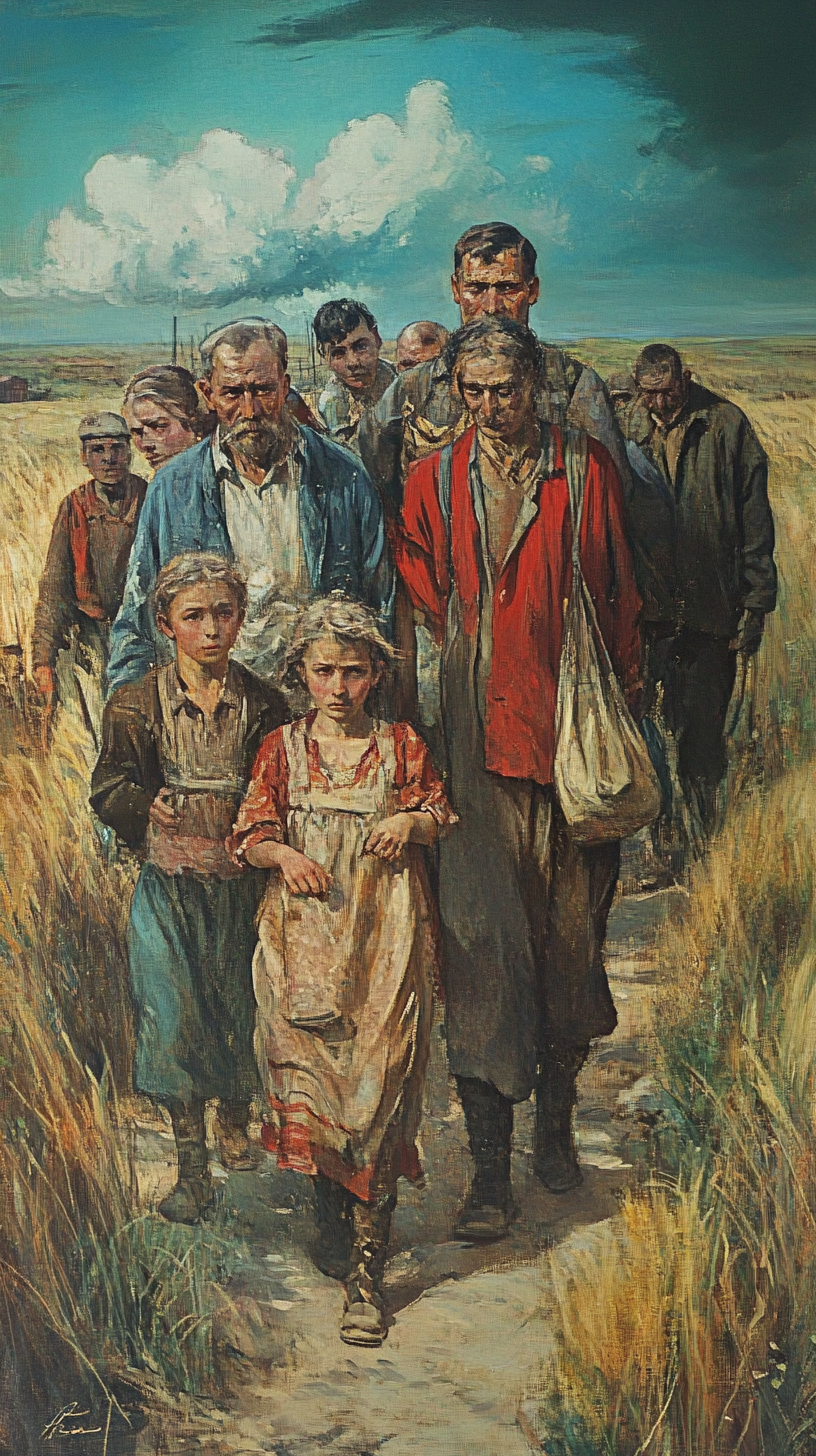 Soviet Farmers in 1930s: Starvation in Russian Village