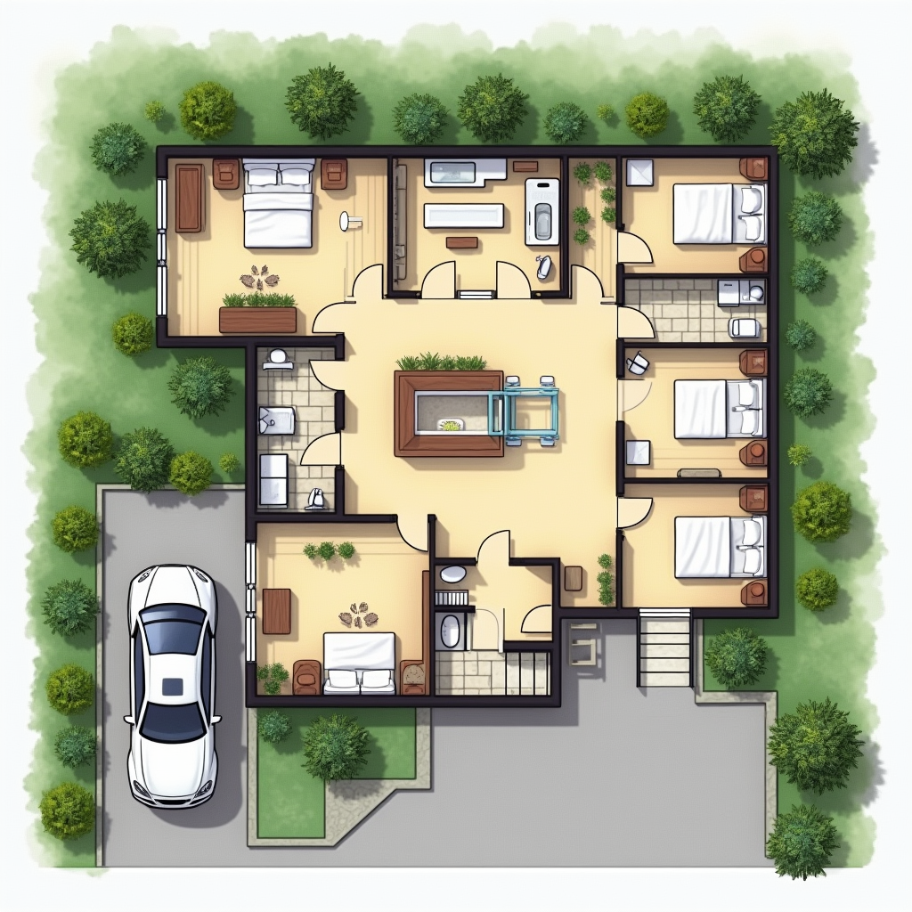 Spacious Ground Floor House with Five Bedrooms