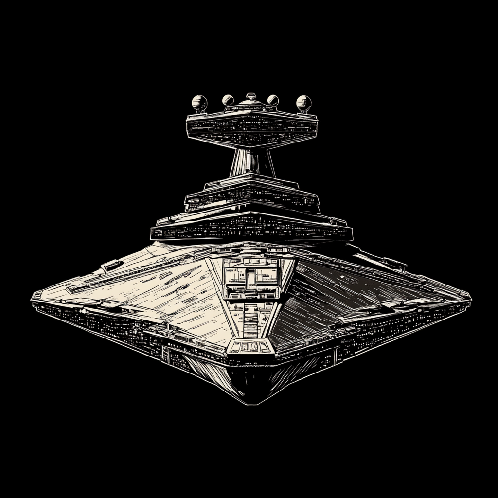 Star Wars Imperial Star Destroyer Vector Artwork