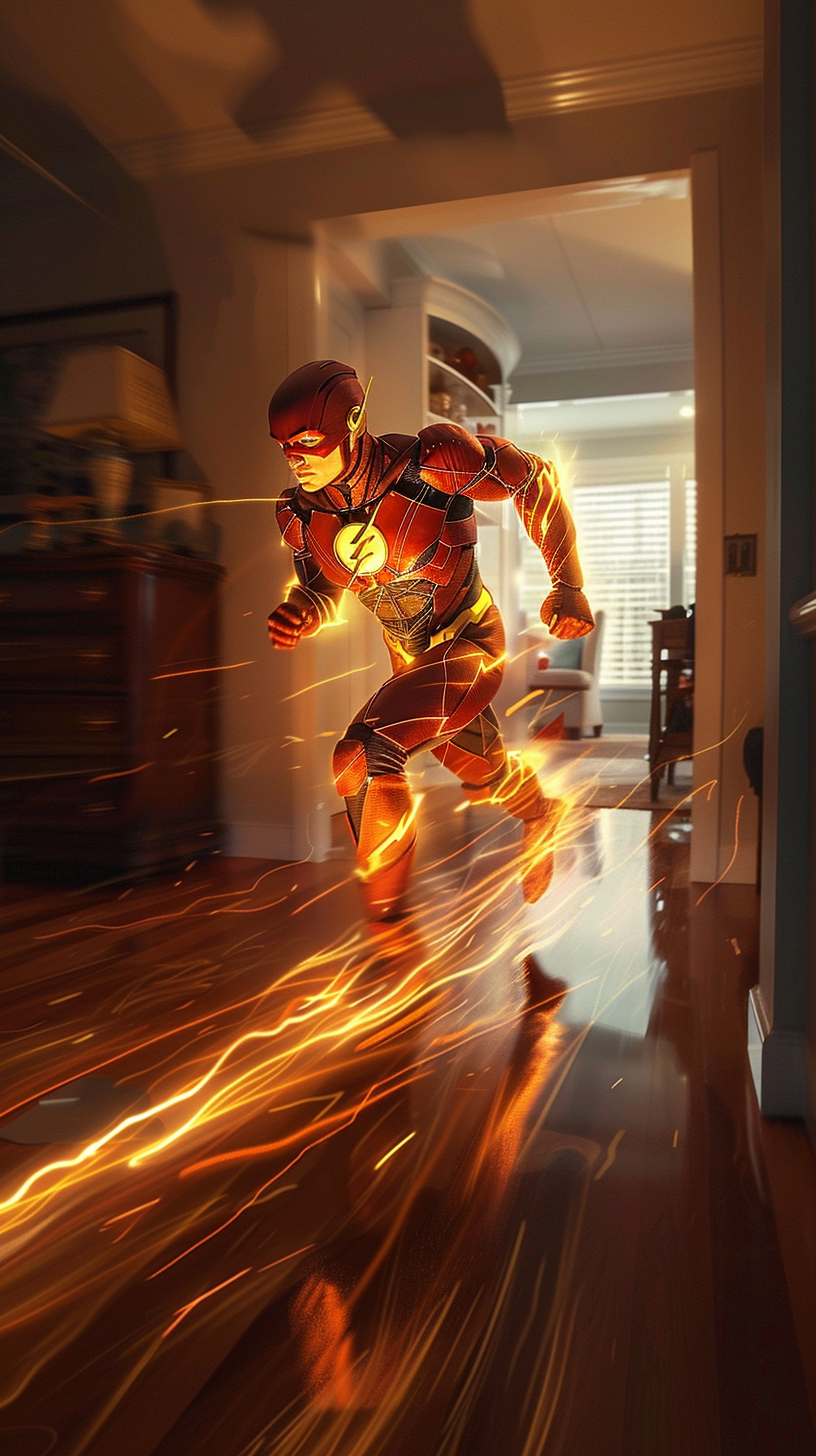 Superhuman Speed: Flash Dashing Through Domestic Setting