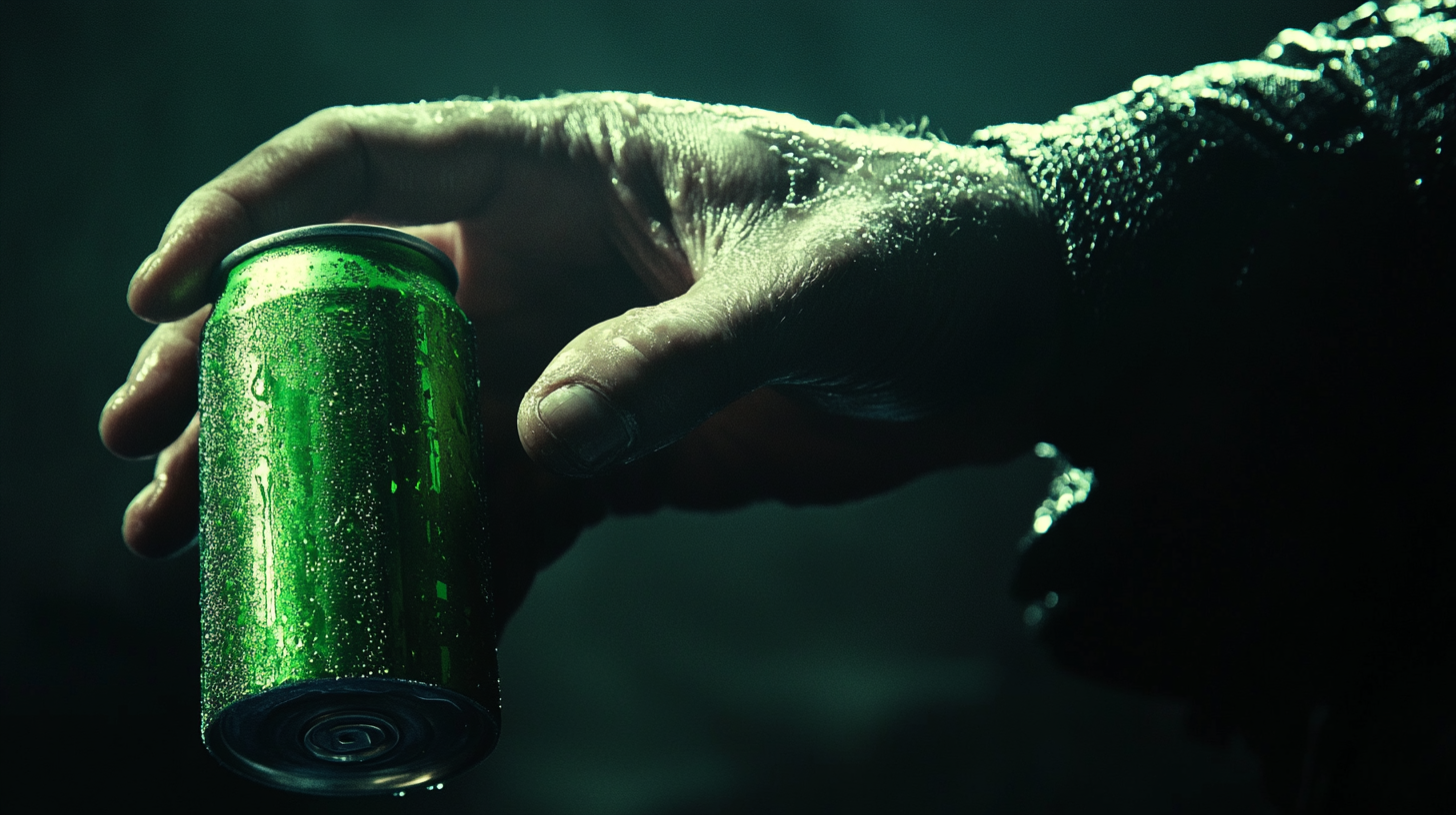 Superman's Hand Grabs Green Soda in Epic Movie