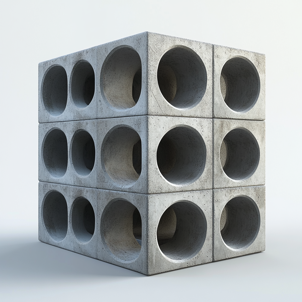 Sustainable Modular Lego-Like Concrete Blocks for Construction