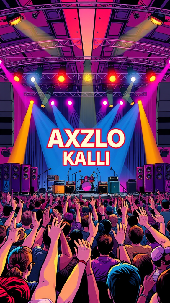 The Anticipated AXZLO and KALLI Music Concert Scene