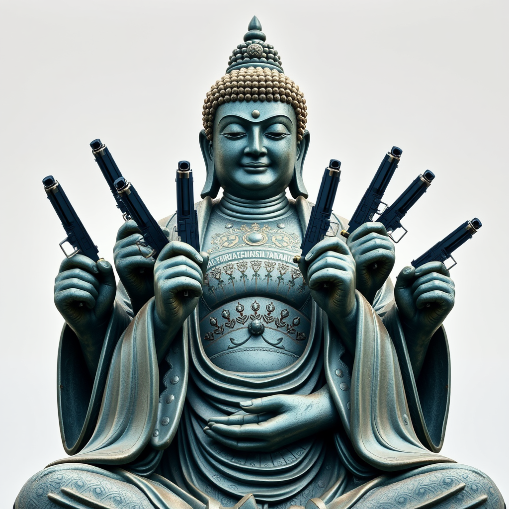 The Armed Buddha: A Japanese Statue's Representation