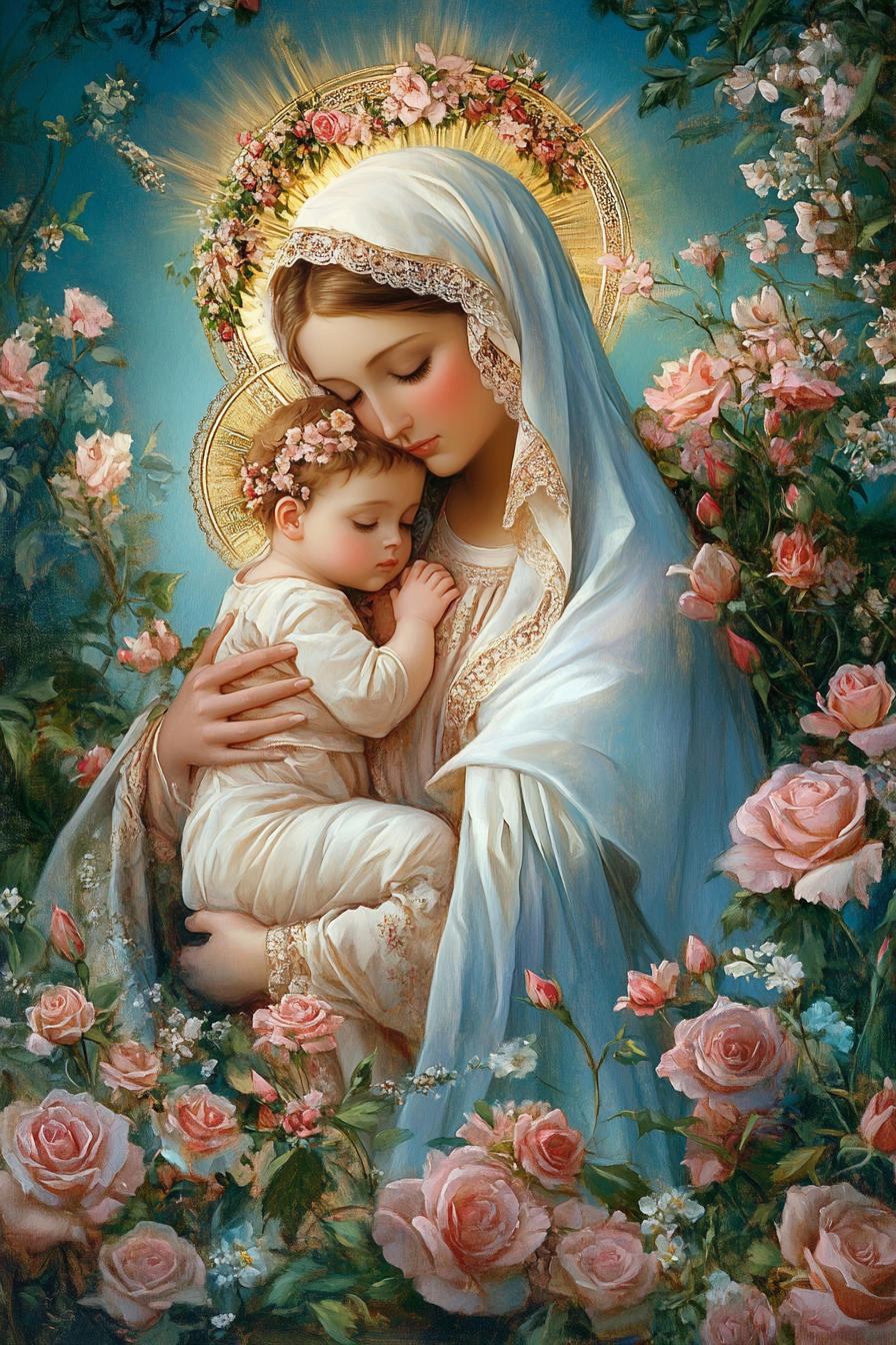 The Beautiful Madonna and Child Painting