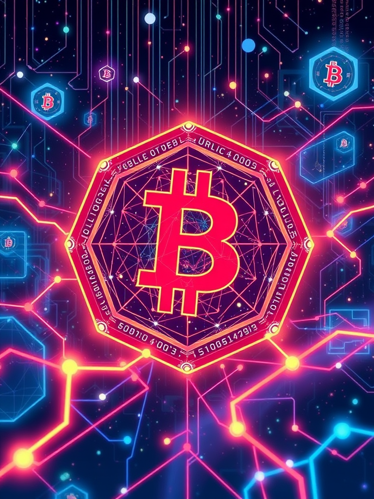 The Blockchain Cover Art Display