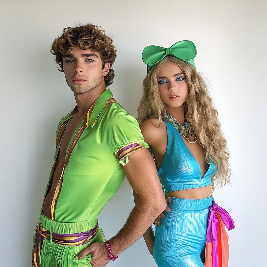 The Colorful Utopian Outfits of Lala Land Duo