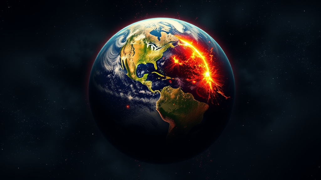 The Earth Completes a Lengthy Dark Cycle