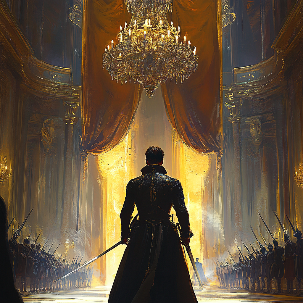 The Elegant Man in Throne Room Majesty