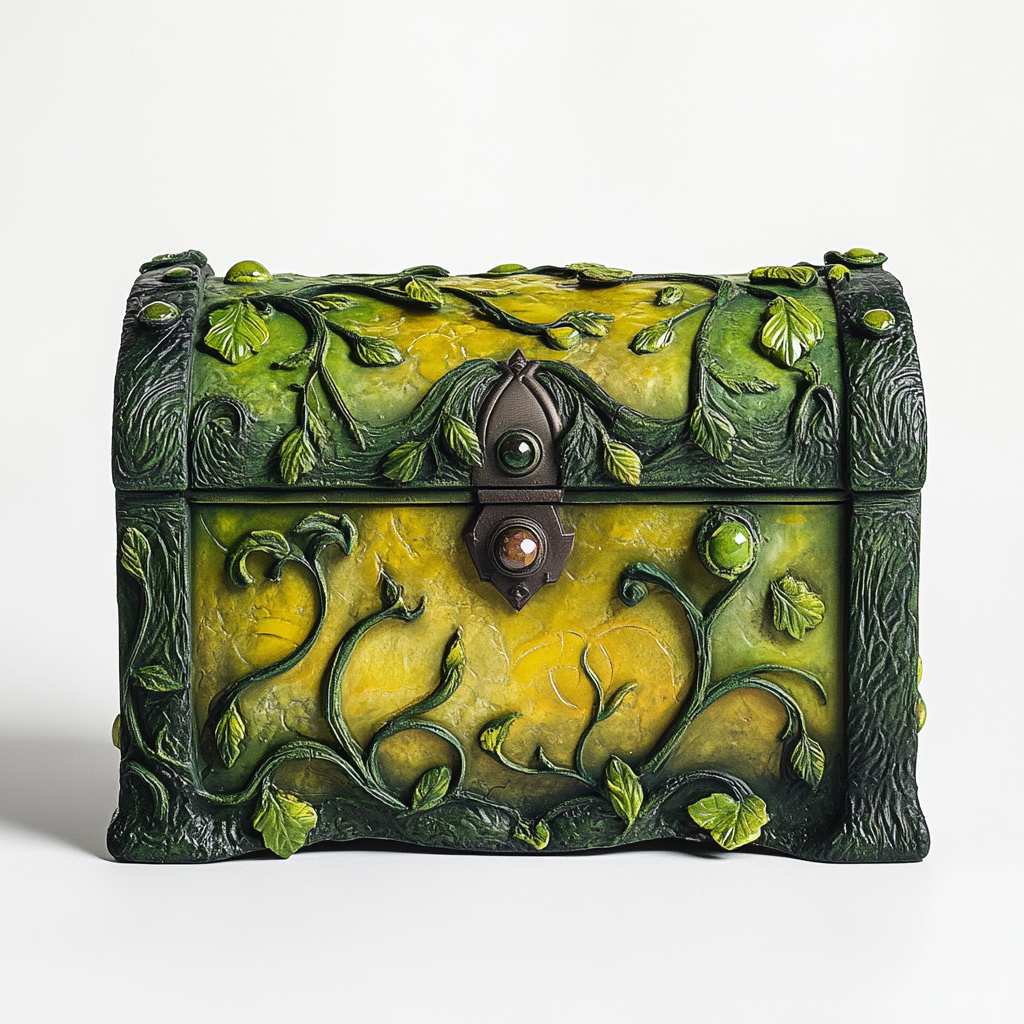 The Enchanted Green Treasure Chest