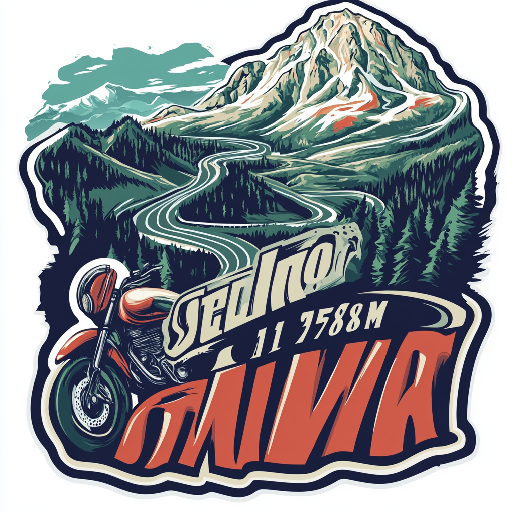 The Exciting Stelvio Pass Sticker For Bikers